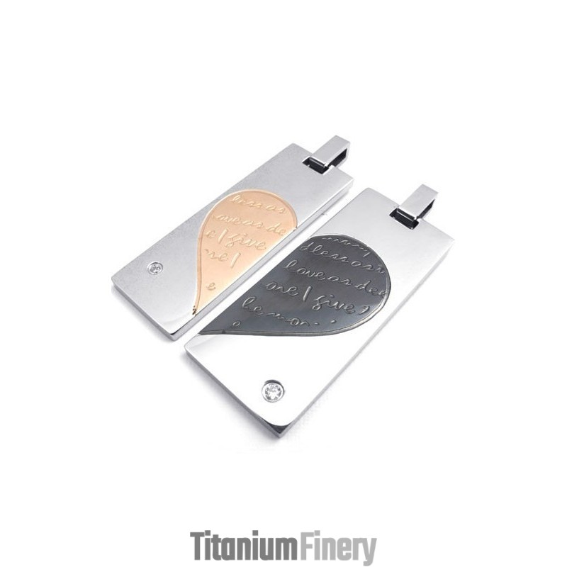 Beautiful Design Color Brilliancy High Quality Titanium Pendant