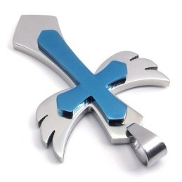 Finely Processed Beautiful In Colors Superior Quality Titanium Cross Pendant