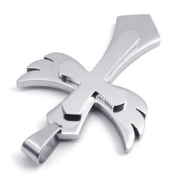 Elegant Shape Color Brilliancy Reliable Quality Titanium Cross Pendant