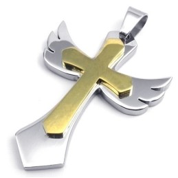 Finely Processed Beautiful In Colors Reliable Quality Titanium Cross Pendant