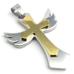 Finely Processed Beautiful In Colors Reliable Quality Titanium Cross Pendant