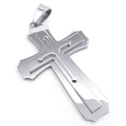Professional Design Color Brilliancy Stable Quality Titanium Cross Pendant
