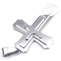 Professional Design Color Brilliancy Stable Quality Titanium Cross Pendant