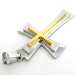 Attractive Design Color Brilliancy Reliable Reputation Titanium Cross Pendant
