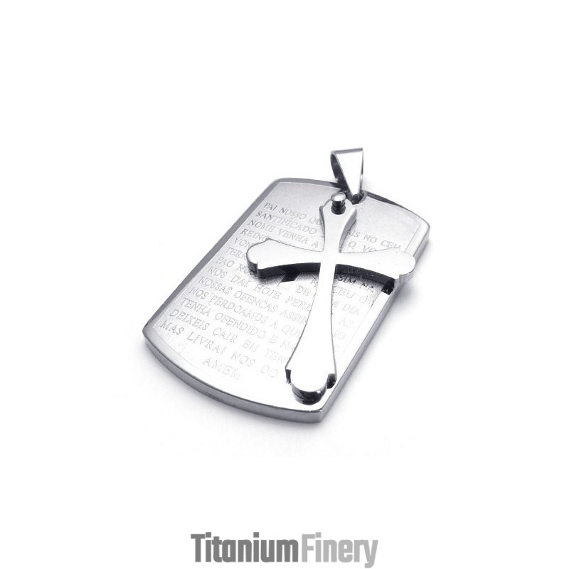 Finely Processed Color Brilliancy To Have A Long Story Titanium Cross Pendant Finely Processed Color Brilliancy To Have A Long Story Titanium Cross Pendant