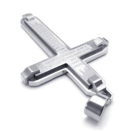Sophisticated Technology Color Brilliancy World-Wide Renown Titanium Cross Pendant