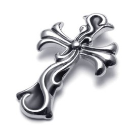 Deft Design Color Brilliancy World-Wide Renown Titanium Cross Pendant