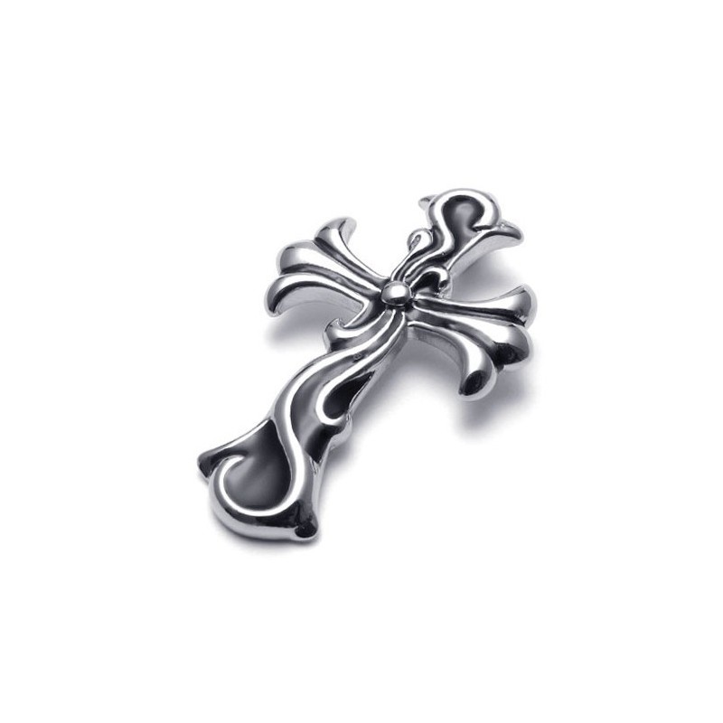 Deft Design Color Brilliancy World-Wide Renown Titanium Cross Pendant