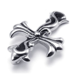 Deft Design Color Brilliancy World-Wide Renown Titanium Cross Pendant