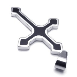 Elegant Shape Color Brilliancy Superior Quality Titanium Cross Pendant