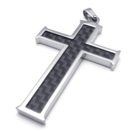 Rational Construction Delicate Colors Stable Quality Titanium Cross Pendant