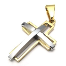 Attractive Design Color Brilliancy Well-Known For Its Fine Quality Titanium Cross Pendant