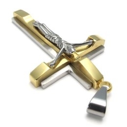 Sophisticated Technology Color Brilliancyto Have A Long Story Titanium Cross Pendant