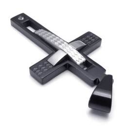 Finely Processed Delicate Colors Reliable Reputation Titanium Cross Pendant