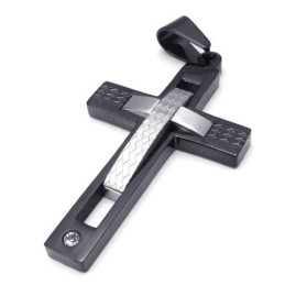 Finely Processed Delicate Colors Reliable Reputation Titanium Cross Pendant