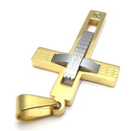 Attractive Design Color Brilliancy To Win Warm Praise From Customers Titanium Cross Pendant