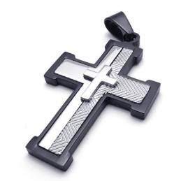 Skillful Manufacture Color Brilliancy To Win Warm Praise From Customers Titanium Cross Pendant