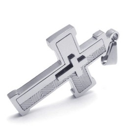 Finely Processed Color Brilliancy To Win Warm Praise From Customers Titanium Cross Pendant