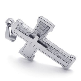 Finely Processed Color Brilliancy To Win Warm Praise From Customers Titanium Cross Pendant