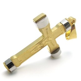 Various Styles Color Brilliancy Excellent Quality Titanium Cross Pendant