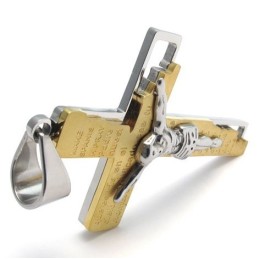 For Your Selection Color Brilliancy World-Wide Renown Titanium Cross Pendant