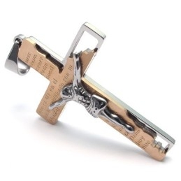 Professional Design Color Brilliancy World-Wide Renown Titanium Cross Pendant