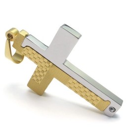 Finely Processed Color Brilliancy To Have A Long Standing Reputation Titanium Cross Pendant