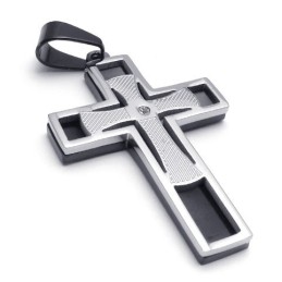 Professional Design Delicate Colors Selling Well All Over The World Titanium Cross Pendant