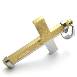 Modern Design Color Brilliancy To Have A Long Standing Reputation Titanium Cross Pendant