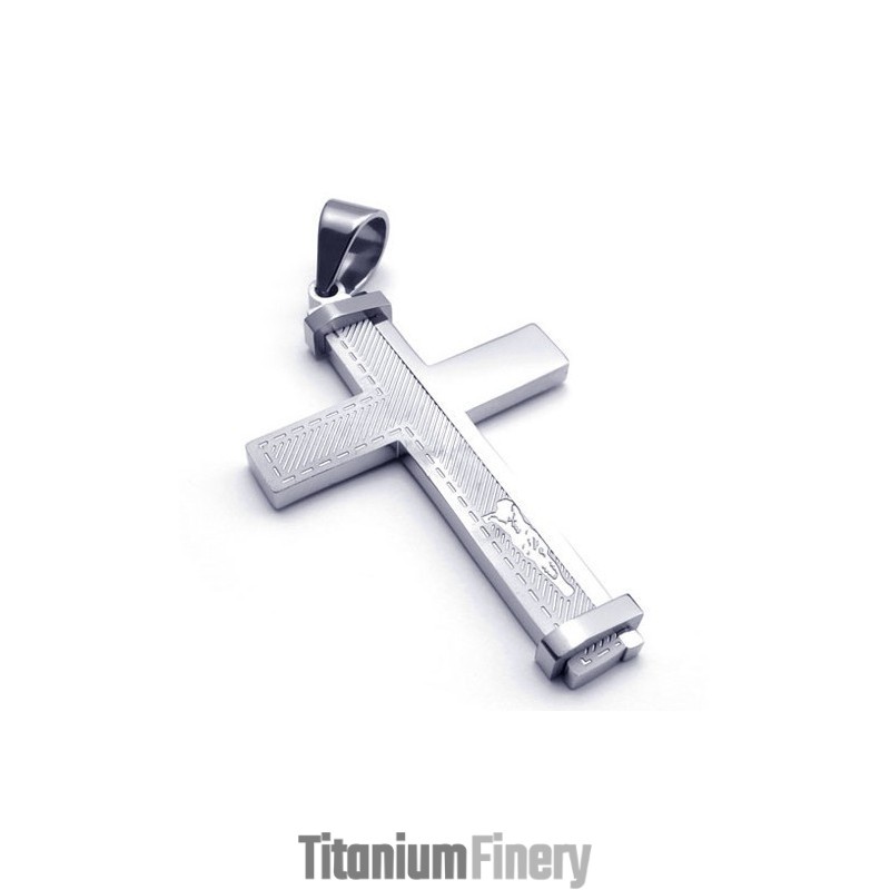 Deft Design Color Brilliancy To Enjoy High Reputation At Home And Abroad Titanium Cross Pendant
