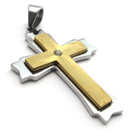 Beautiful Design Color Brilliancy Reliable Quality Titanium Cross Pendant