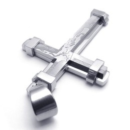 Elegant Shape Color Brilliancy Excellent Quality Titanium Cross Pendant