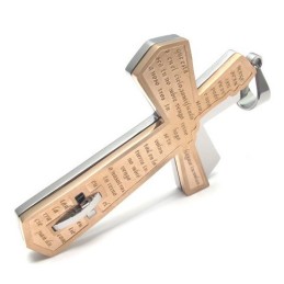 Attractive Design Color Brilliancy Durable In Use Titanium Cross Pendant