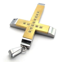 Beautiful Design Color Brilliancy Superior Quality Titanium Cross Pendant