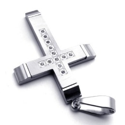 Elegant Shape Color Brilliancy Stable Quality Titanium Cross Pendant