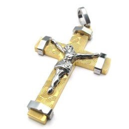 Sophisticated Technology Color Brilliancy Dependable Performance Titanium Cross Pendant