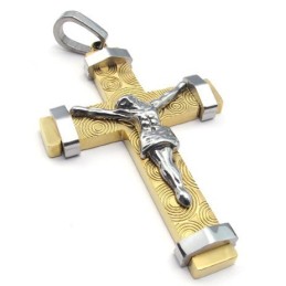 Sophisticated Technology Color Brilliancy Dependable Performance Titanium Cross Pendant