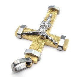 Sophisticated Technology Color Brilliancy Dependable Performance Titanium Cross Pendant
