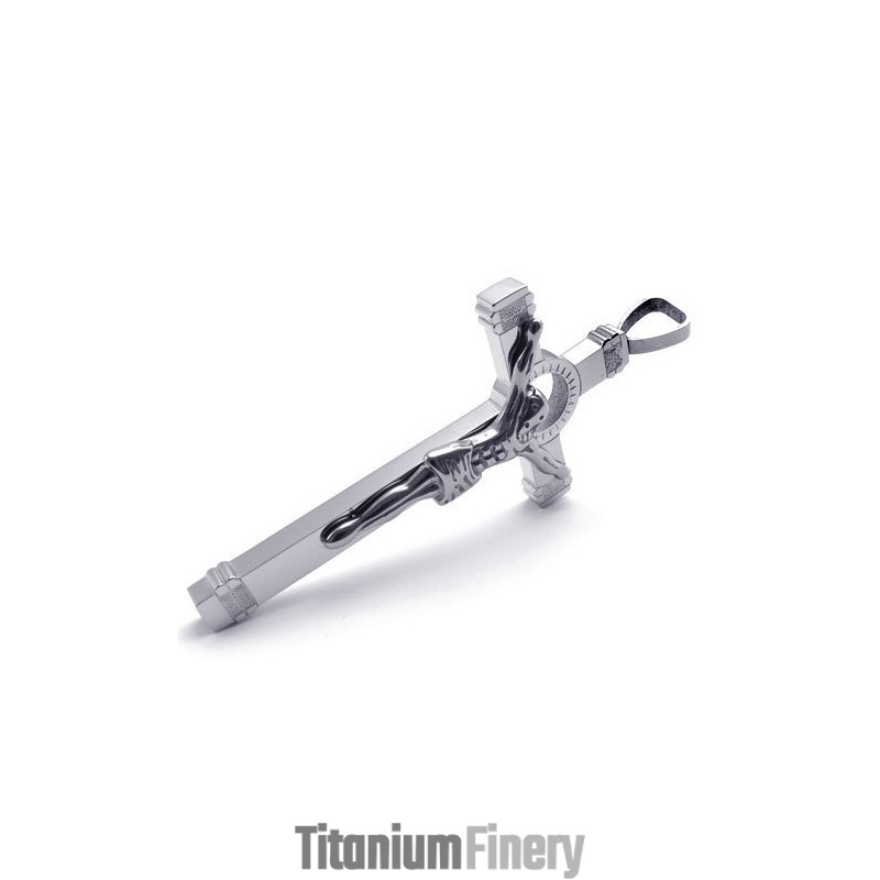 Rational Construction Color Brilliancy The Queen Of Quality Titanium Cross Pendant