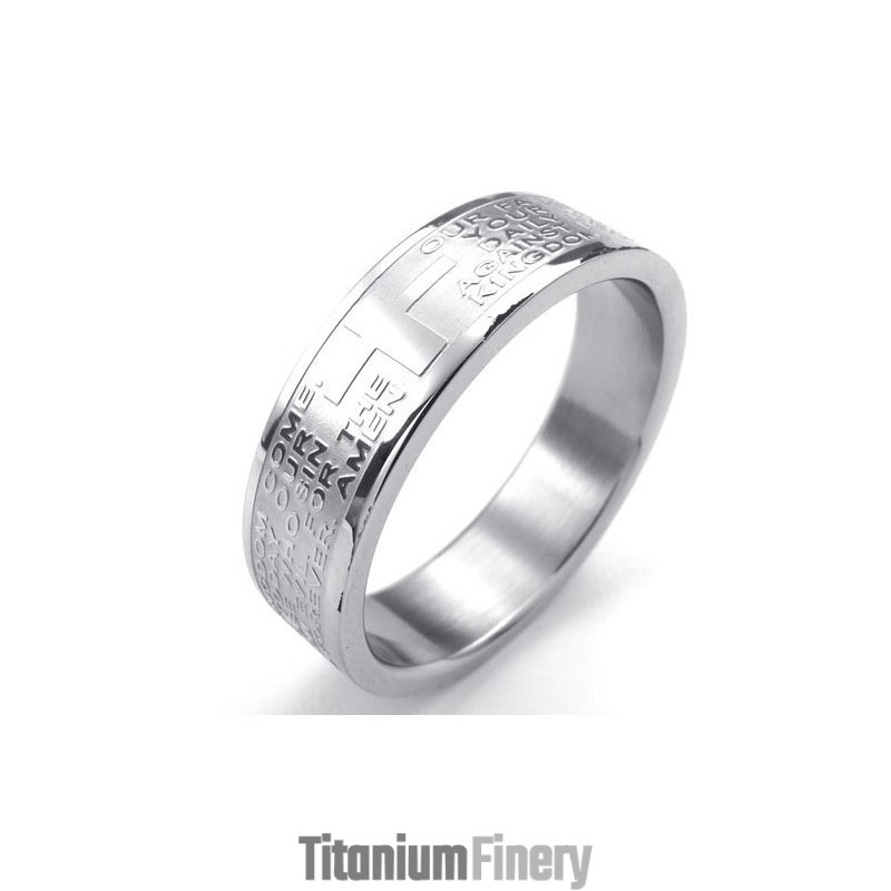 Deft Design Color Brilliancy Reliable Quality Titanium Ring