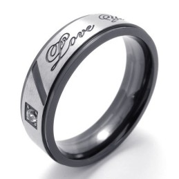 Deft Design Color Brilliancy Reliable Reputation Titanium Ring