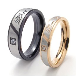 Deft Design Color Brilliancy Reliable Reputation Titanium Ring