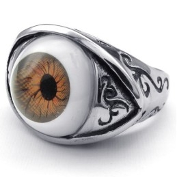 Beautiful Design Color Brilliancy Stable Quality Titanium Ring
